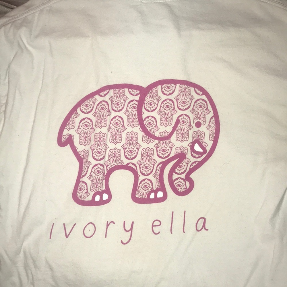 Ivory Ella Longsleeve, light blue and pink size s